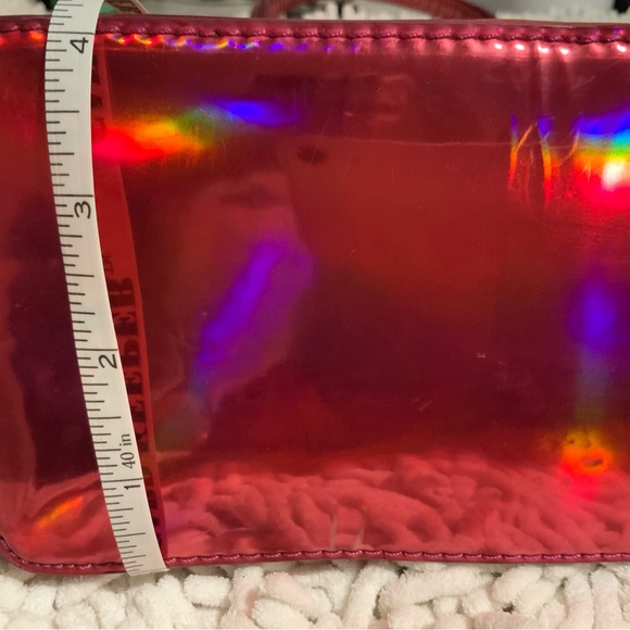 Kate Spade hand bag pink red gently used - Picture 10 of 12